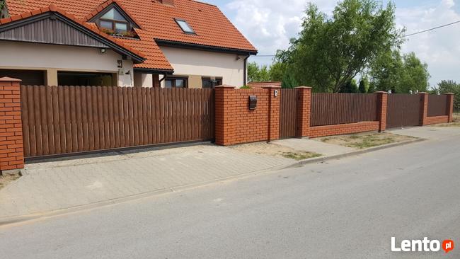 Ogrodzenia modułowe, łupane, klinkier -kompleksowy montaż
