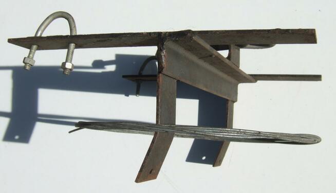 UCHWYT KOMINOWY MASZT OPASKA ANTEN DVBT KONSTRUKCJA STALOWA