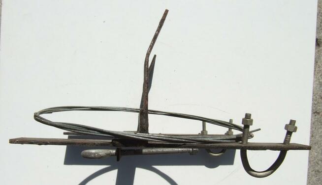 UCHWYT KOMINOWY MASZT OPASKA ANTEN DVBT KONSTRUKCJA STALOWA