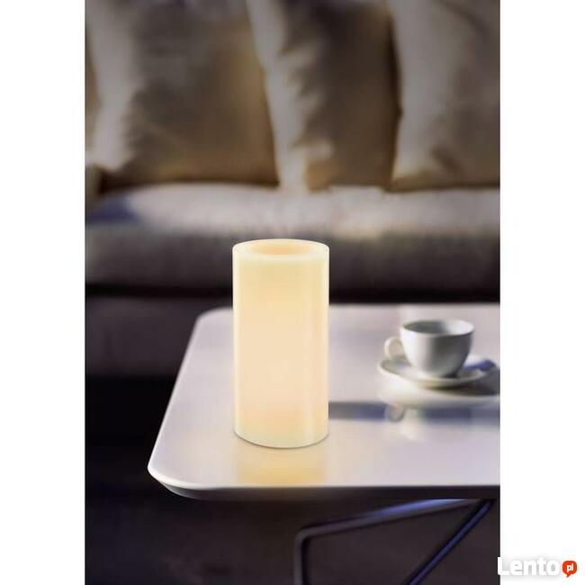 Świeca z prawdziwego wosku LED 15cm Conrad 448608