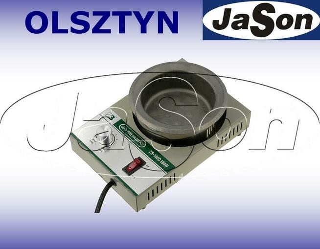 Tytanowy tygiel lutowniczy 380W, wsad 2300 g, 50°C, RoHS, śr