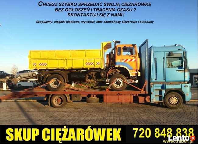 SKUP SAMOCHODÓW CIĘŻAROWYCH, CIĄGNIKÓW SIODŁOWYCH