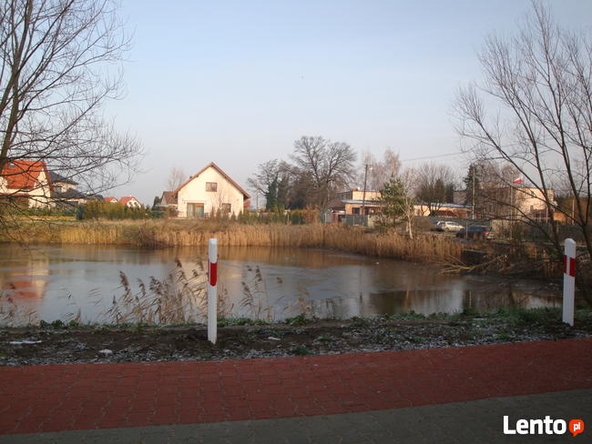 Atrakcyjna działka budowlana ze stawem