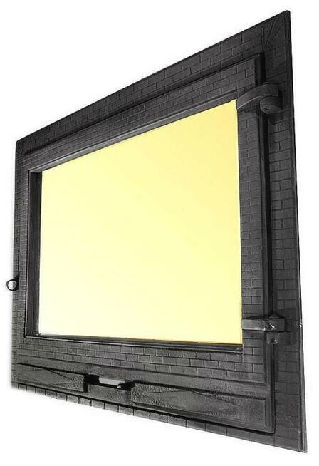 Drzwiczki żeliwne do kominka kominkowe D1 71x51