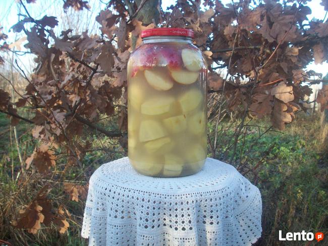 Kiszone jabłka z ziemniakami