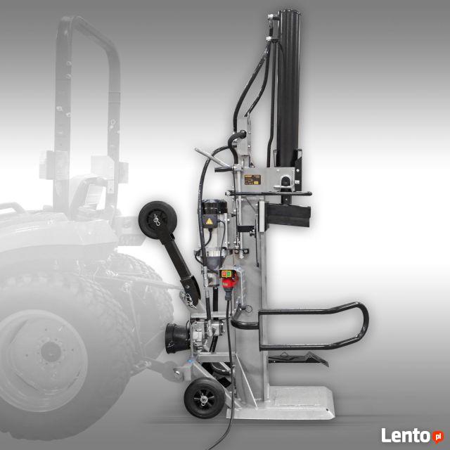 Łuparka hydrauliczna o nacisku 30T Napęd WOM + silnik 5500W