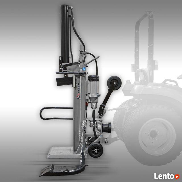 Łuparka hydrauliczna o nacisku 30T Napęd WOM + silnik 5500W