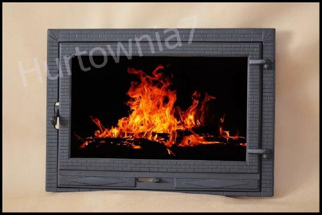 Drzwiczki żeliwne do kominka kominkowe D1 71x51