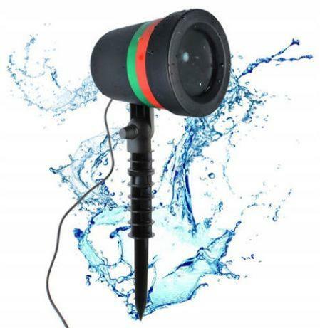 REFLEKTOR PROJEKTOR LASEROWY ILUMINACJE ŚWIĄTECZNE LED.