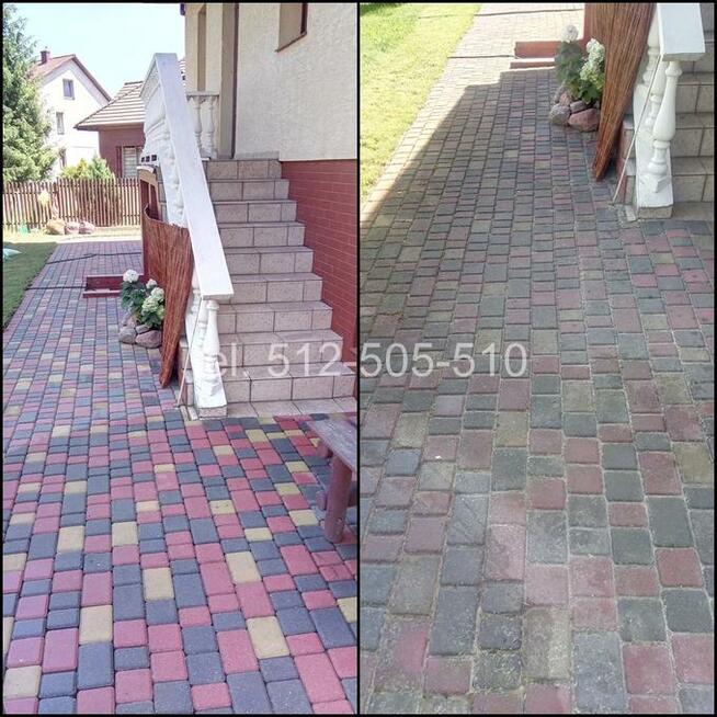 Mycie elewacji, mycie kostki brukowej, mycie dachów