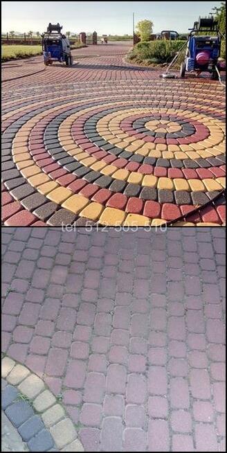 Mycie kostki brukowej, mycie elewacji, mycie dachów