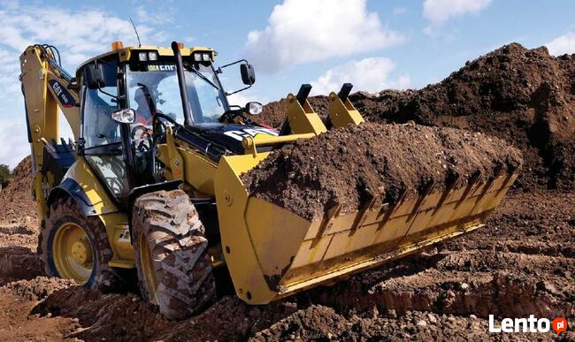 Prace ziemne, wynajem koparek, transport ciężarowy., inne