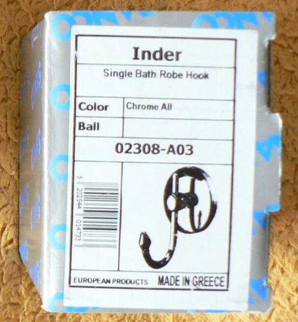 Wieszak, haczyk pojedynczy Inder