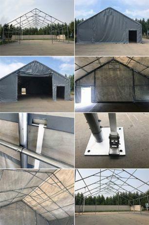 HALA NAMIOTOWA 9x24x3 m namiot magazynowy garażowy 720g/m2