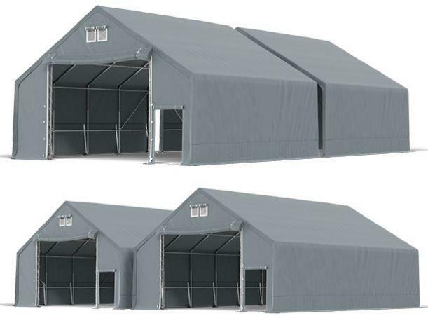 HALA NAMIOTOWA 9x24x3 m namiot magazynowy garażowy 720g/m2