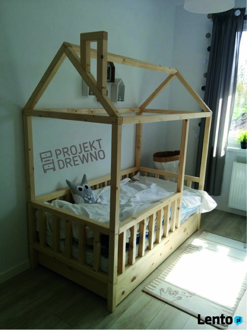 SZYBKA REALIZACJA/ łóżeczko domek drewniane dla dzieci