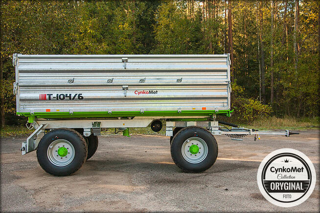 Przyczepa rolnicza T-104/6 10 T Cynkomet Czarna Białostocka,