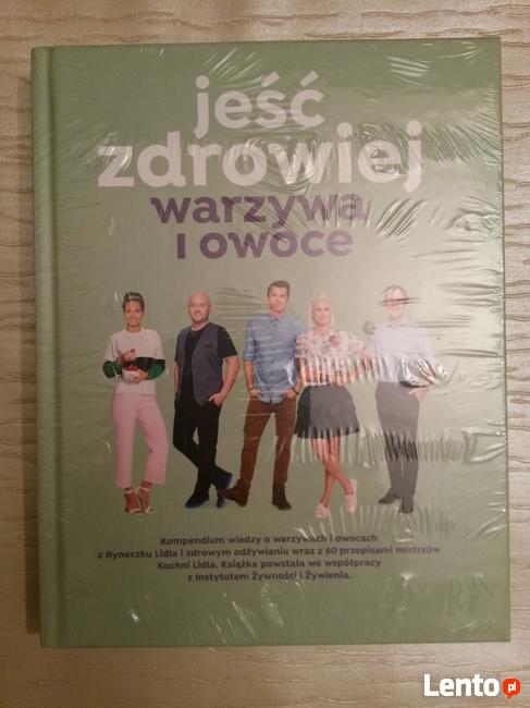 Jeść zdrowiej warzywa i owoce książka LIDL