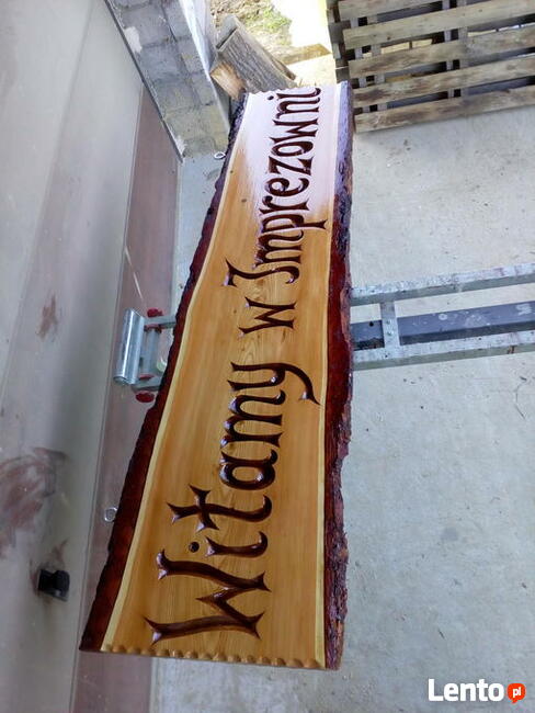 ramki drewniane na obrazy napisy drewniane