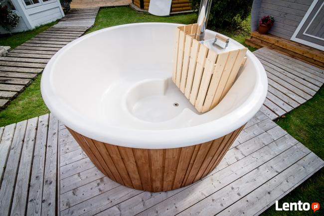 BALIA OGRODOWA KĄPIELOWA z wkładem z fiberglass 180 cm