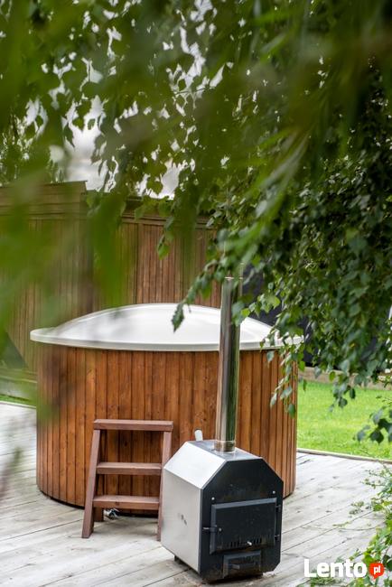 BALIA OGRODOWA KĄPIELOWA z wkładem z fiberglass 180 cm