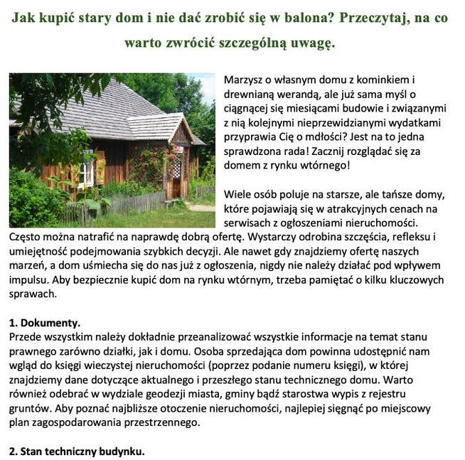 Copywriting, teksty na www, prowadzenie bloga.