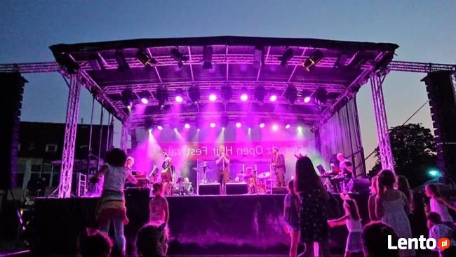 Scena Estrada z zadaszeniem 8x6 z wingami Line Array