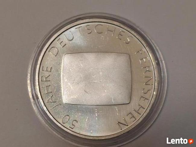 2002r. 10 Euro Moneta 50 Jahre Deutsches Fernsehen (G)