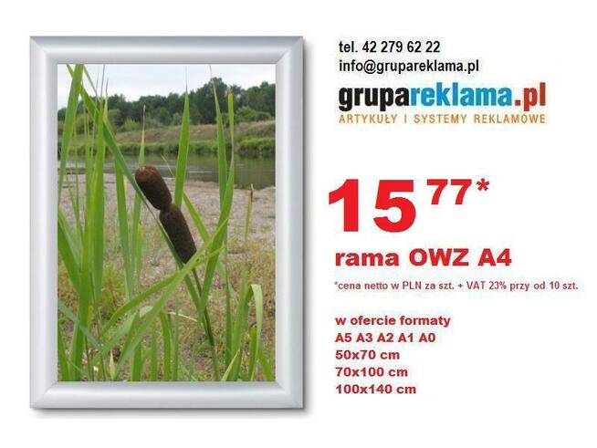 Stojak DL, Pojemnik na Ulotki, Kieszeń Pleksi na Foldery DL