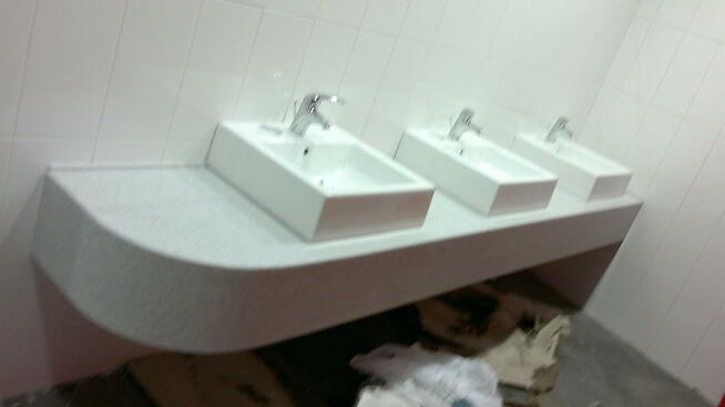 Lady recepcyjne, barowe NA WYMIAR - Corian, Staron, Kerrock