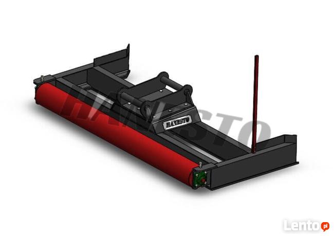 Równiarka do koparki, niwelacji, poboczy. Belka równająca