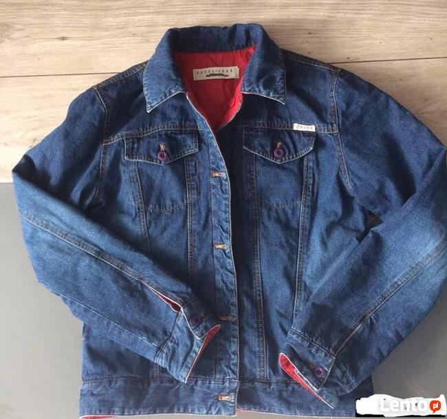 Jesienna kurtka jeansowa firmy Ravel rozmiar 40