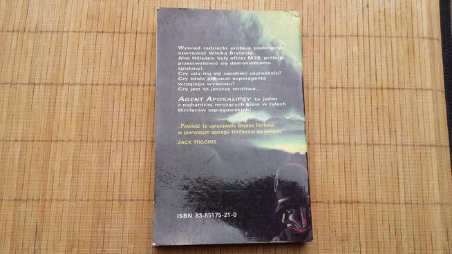 Książka Bryan Forbes Agent apokalipsy wydanie I