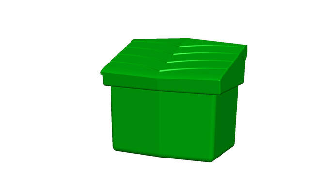 Pojemnik na sól, piasek, żwir i sorbent PE - 60 l / 90 kg