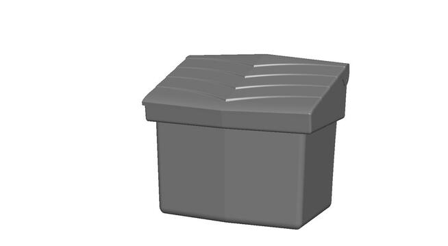 Pojemnik na sól, piasek, żwir i sorbent PE - 60 l / 90 kg