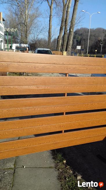 Ogrodzenie drewnopodobne