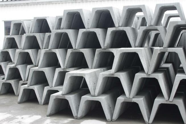 korytko betonowe kablowe z pokrywą.