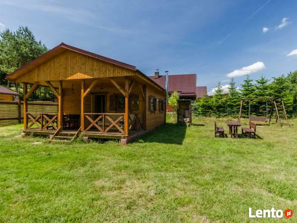 Domki z kominkami nad jeziorem - Kaszuby