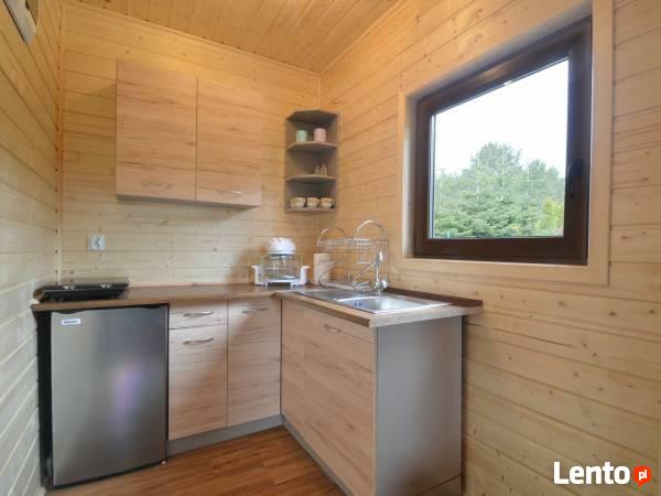 Domki z kominkami nad jeziorem - Kaszuby