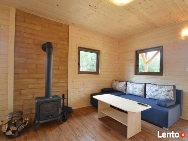 Domki z kominkami nad jeziorem - Kaszuby