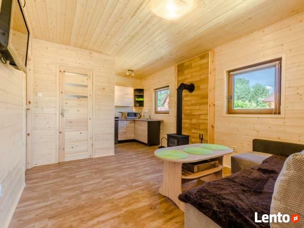 Domki z kominkami nad jeziorem - Kaszuby