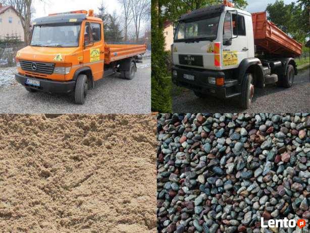 Piasek żwir piach płukany Dobre Miasto kruszywa czarnoziem
