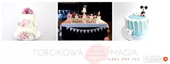 Torty weselne poznań, torty artystyczne, naturalne, candybar