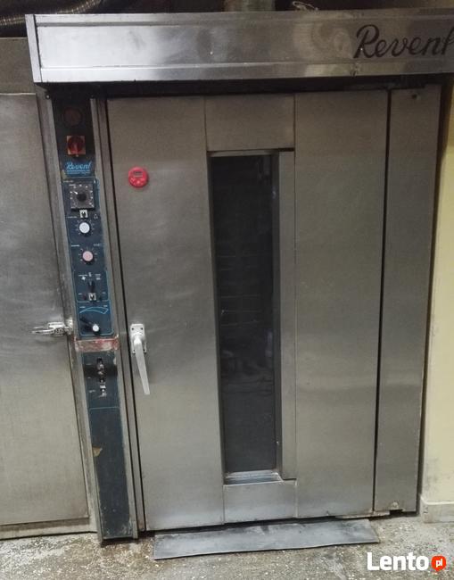 Piec obrotowy REVENT piekarnia, cukiernia, garmaż + 4 wózki
