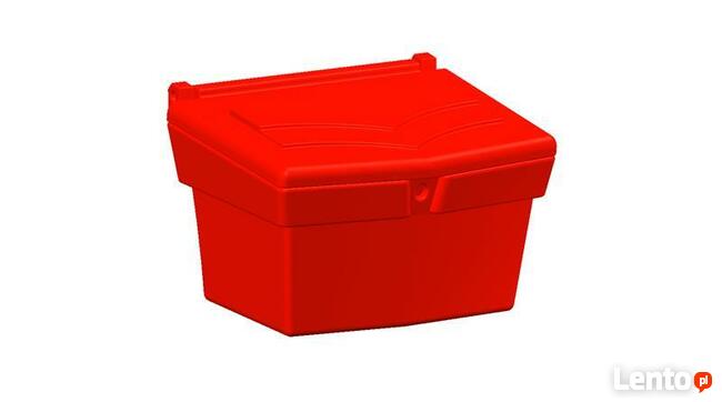 Pojemnik na sól, piasek, żwir i sorbent PE - 120l / 180 kg