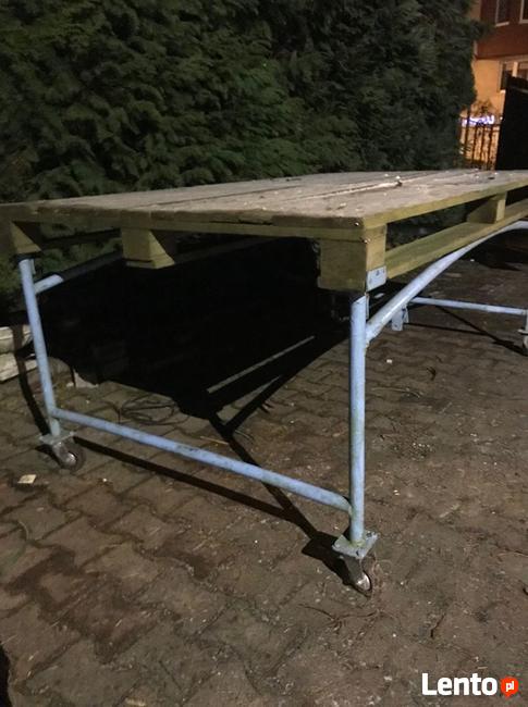 Stół warsztatowy na kółkach, solidny, mocny, duży, wózek mag