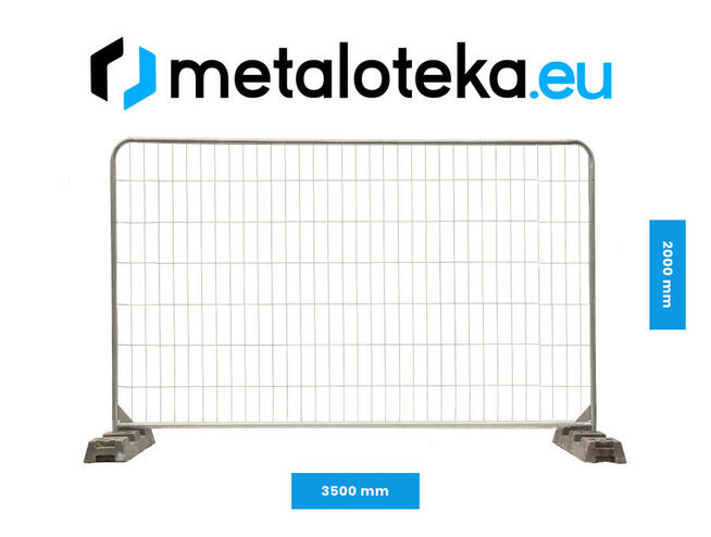 Panel PL ROUNDCORNER Ogrodzenia tymczasowe ogrodzenie A2