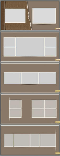 Zestaw foto album ślubny DVD 24 30x30