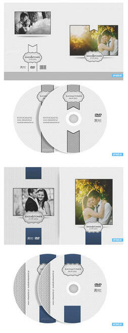 Okładka ślubne DVD 2 Projekty psd / Okładki