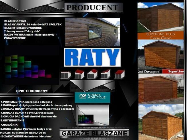 PRODUCENT-GARAŻE BLASZANE, BLASZAKI